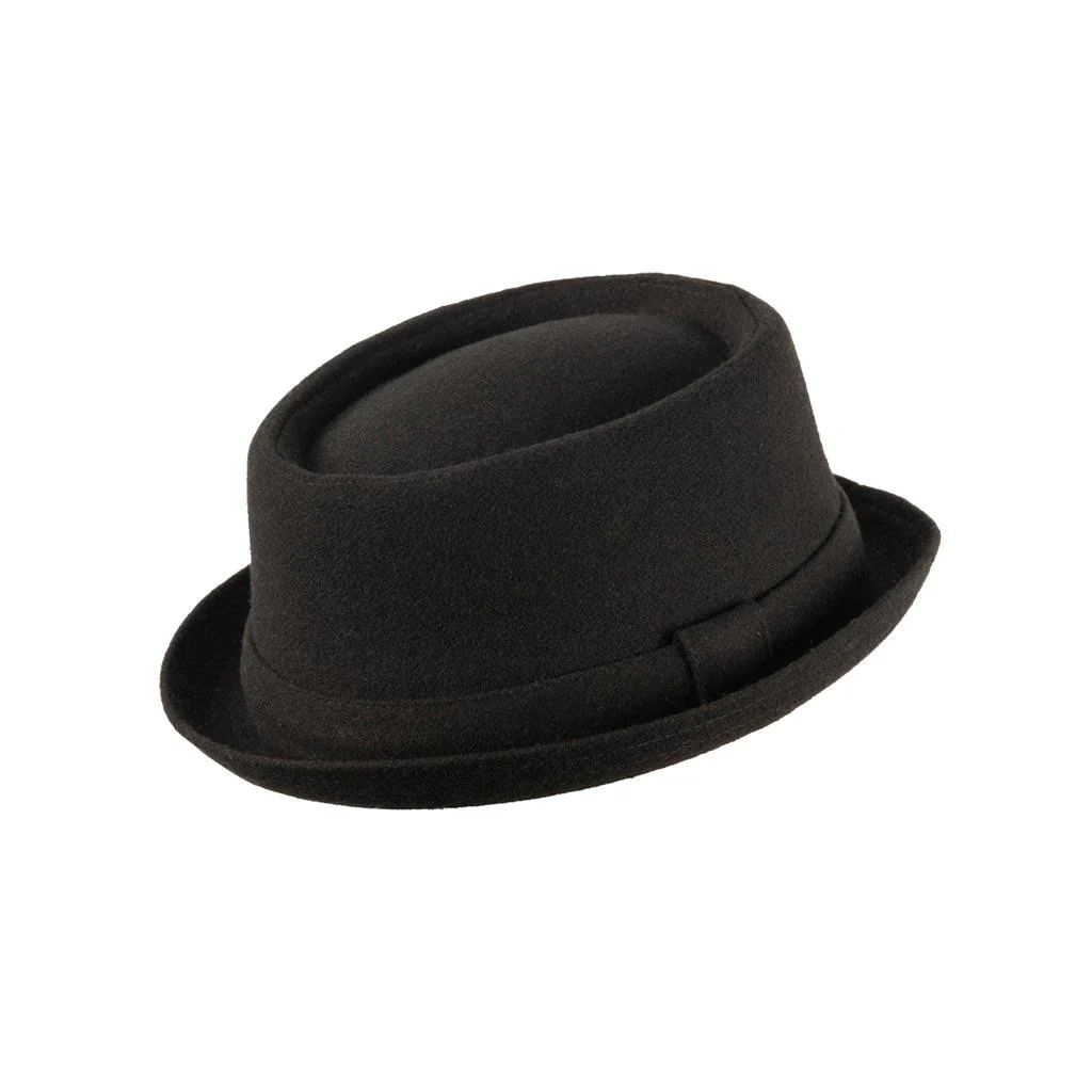 Doyle Felt Pork Pie Hat Black 560 - 1139 - Image 3