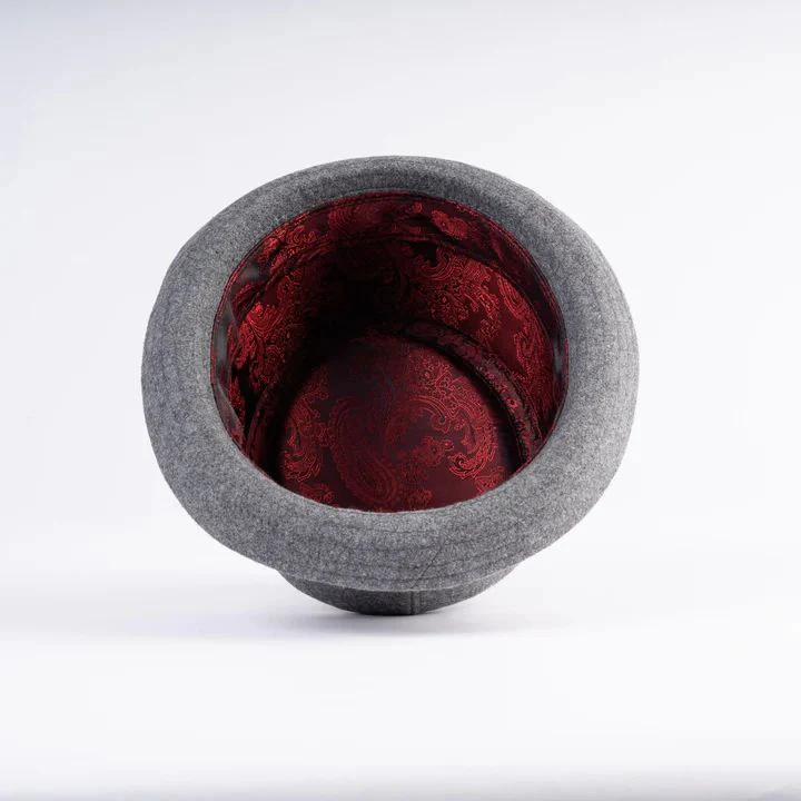 Doyle Felt Pork Pie Hat Grey 426 - 1058 - Image 4