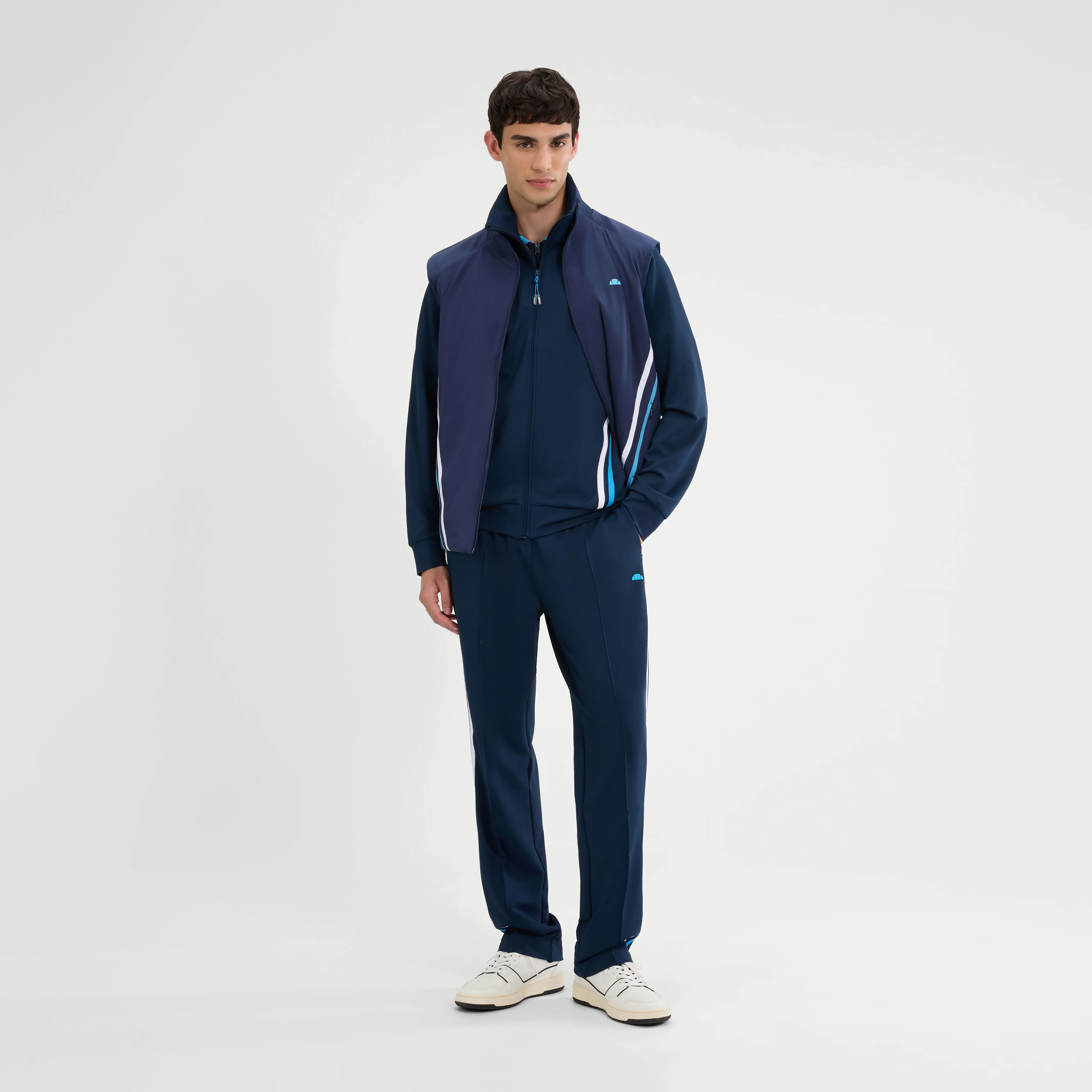 Ellesse Heritage Tosciana Track Top Navy - 562 - Image 3