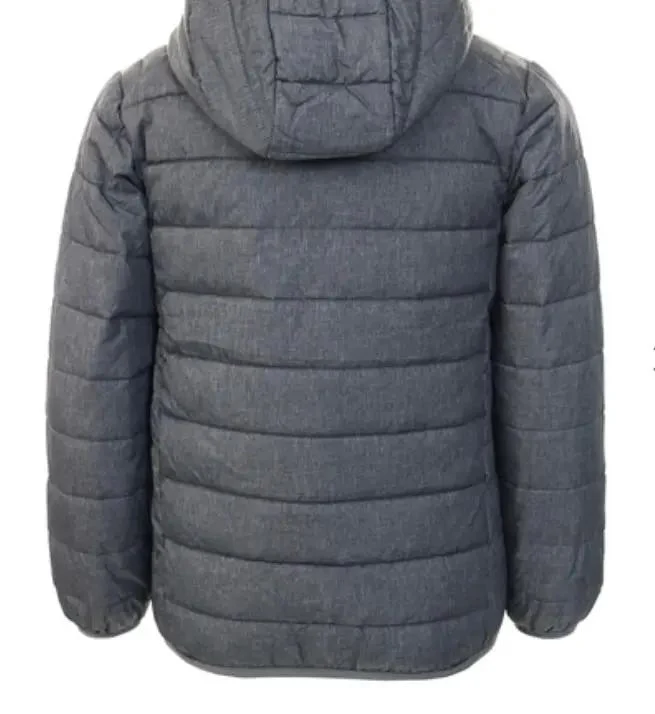 Ellesse Lombardy Padded Jacket Grey Marl - 666 - Image 3