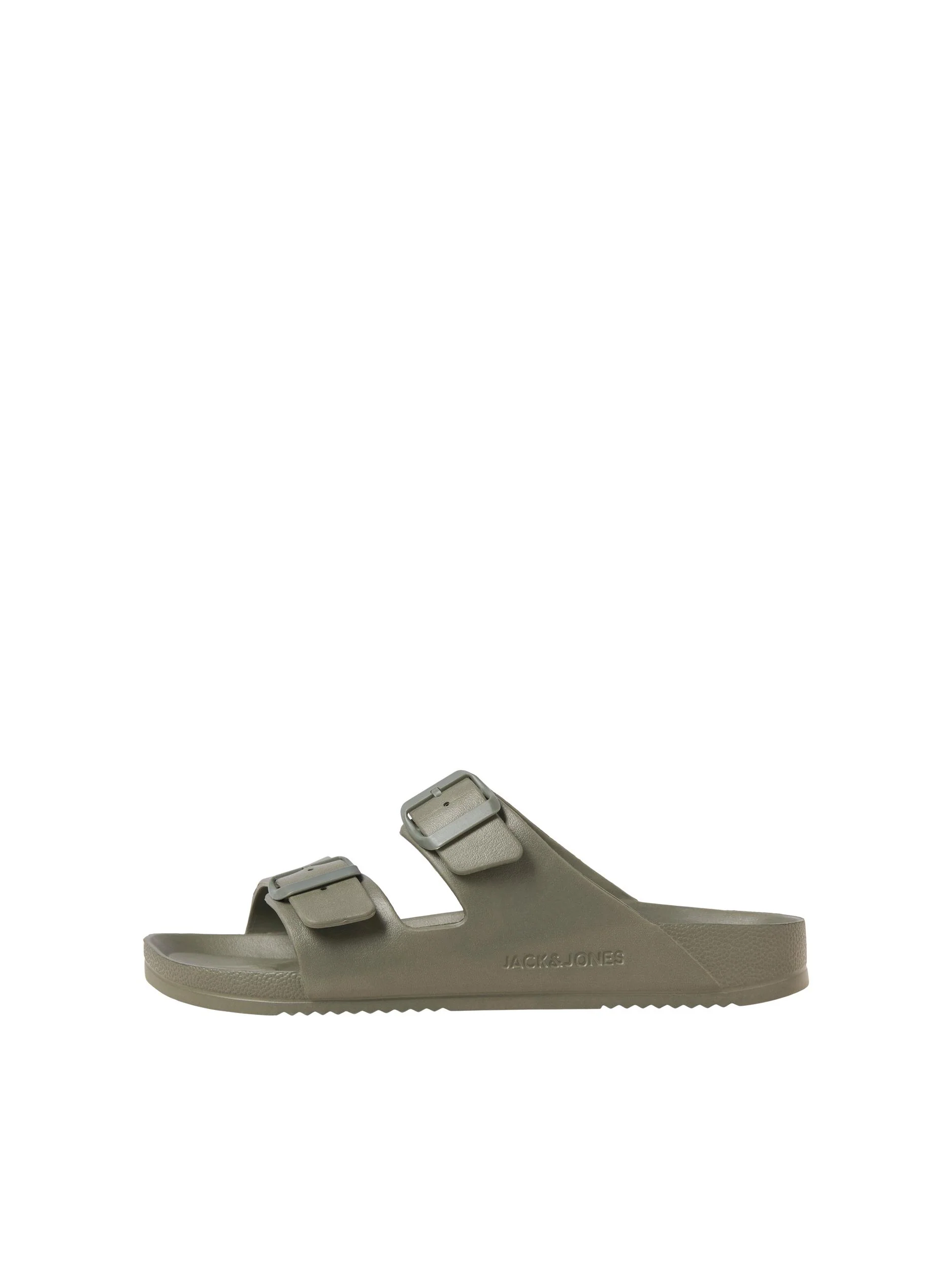 Jack & Jones Croxton Moulded Slider Sandals Khaki - Image 4