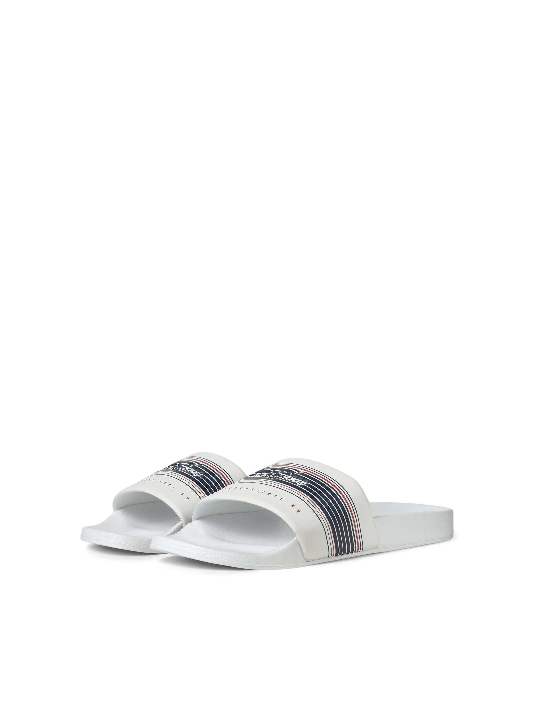 Jack & Jones Lewis Pool Sliders White - Image 3