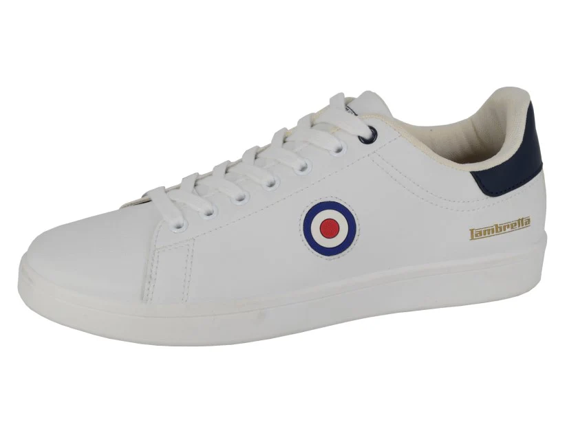 Lambretta Pinball Target Trainers White - 1528 - Image 3
