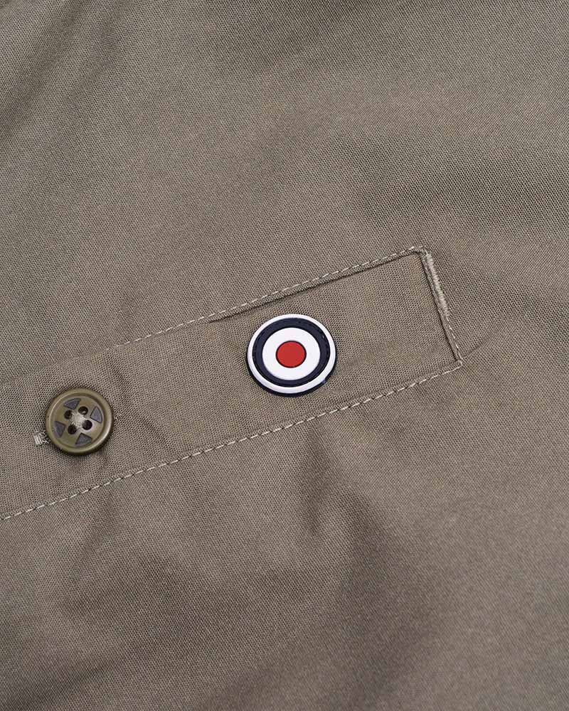 Lambretta Triple Tipped Monkey Jacket Khaki/Dark Blue/Passion Fruit/Grey - 661 - Image 4
