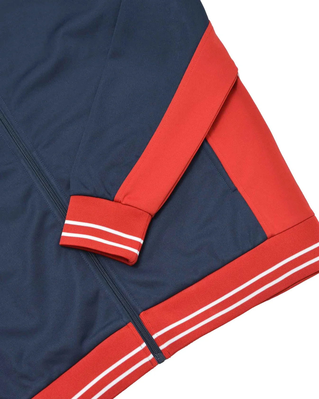 Lambretta Vintage Track Top Navy / Red / White - 572 - Image 4