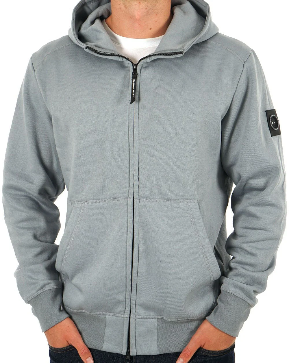 Marshall Artist Siren Full Zip Injection Hoodie // Nardo Grey - 493 - Image 3