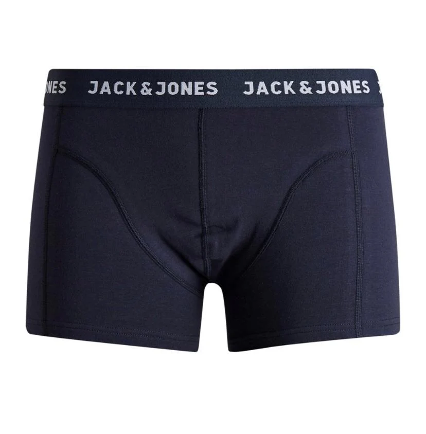 Jack & Jones Anthony Boxers 3 Black/Navy/Grey 3-Pack - 1023 - Image 4