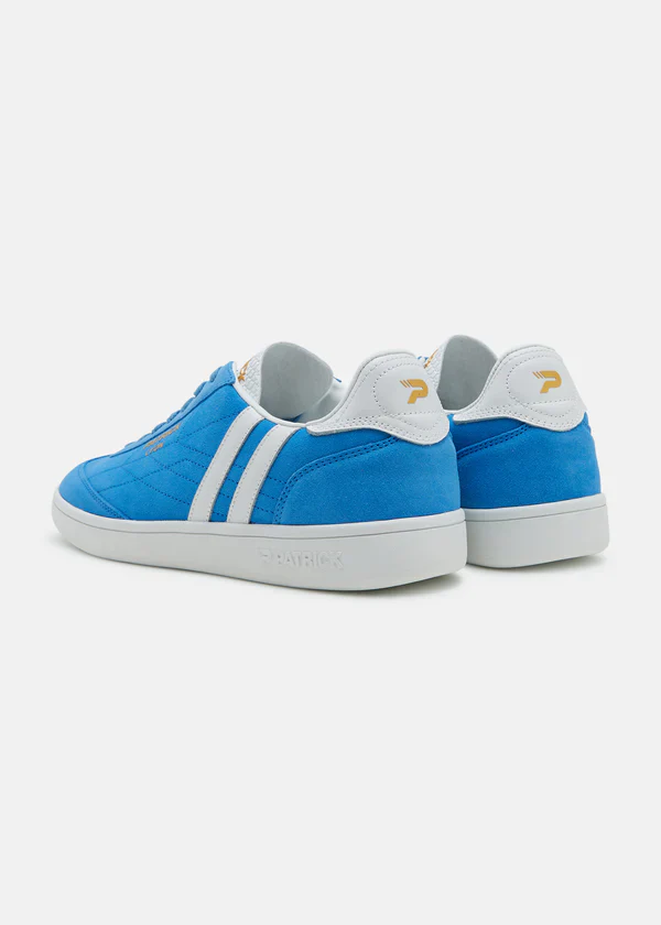 Patrick Iconic Lyon Suede Trainer Blue/White - 1515 - Image 3