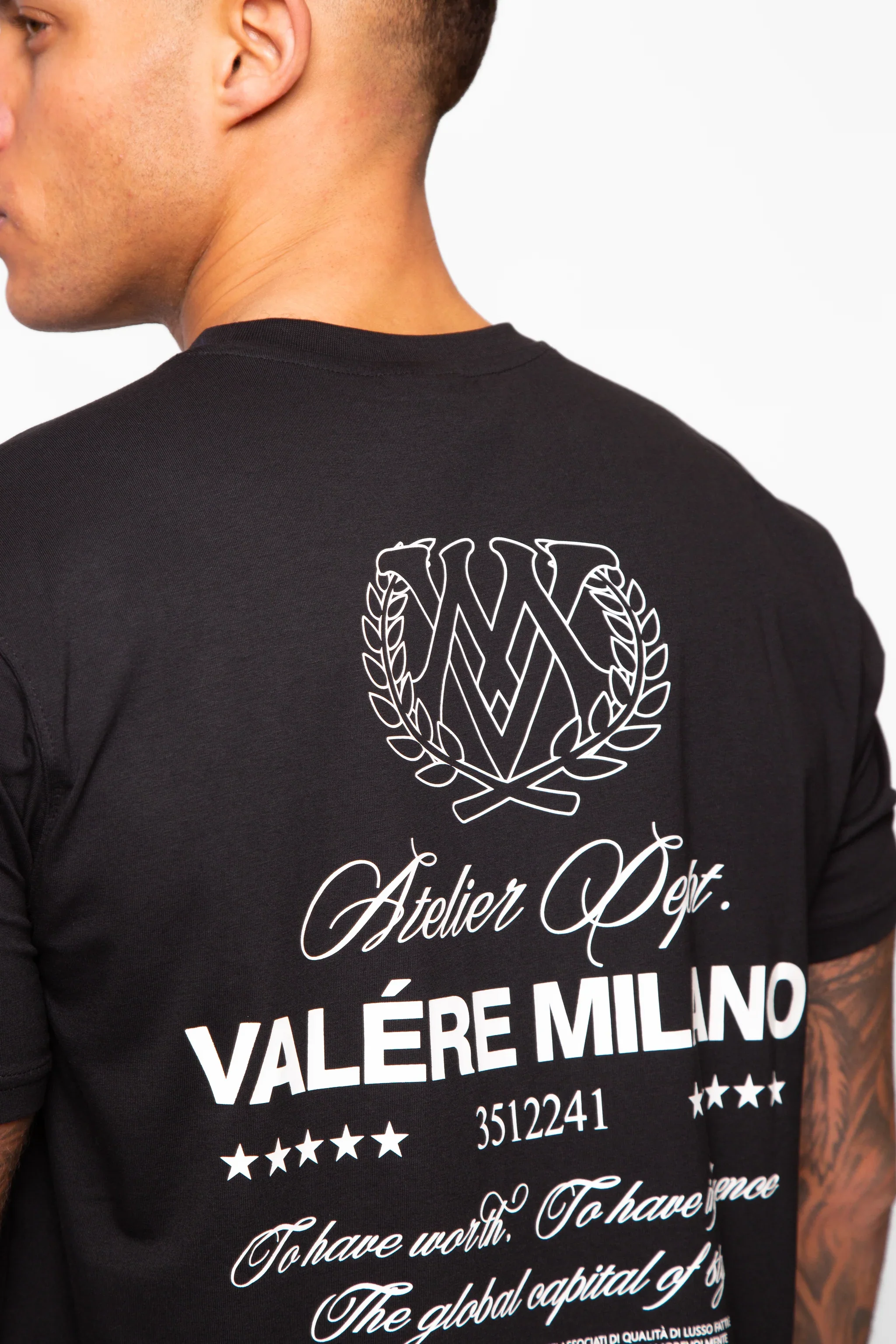 Valere Leoncini Tee Black - 286 - Image 3