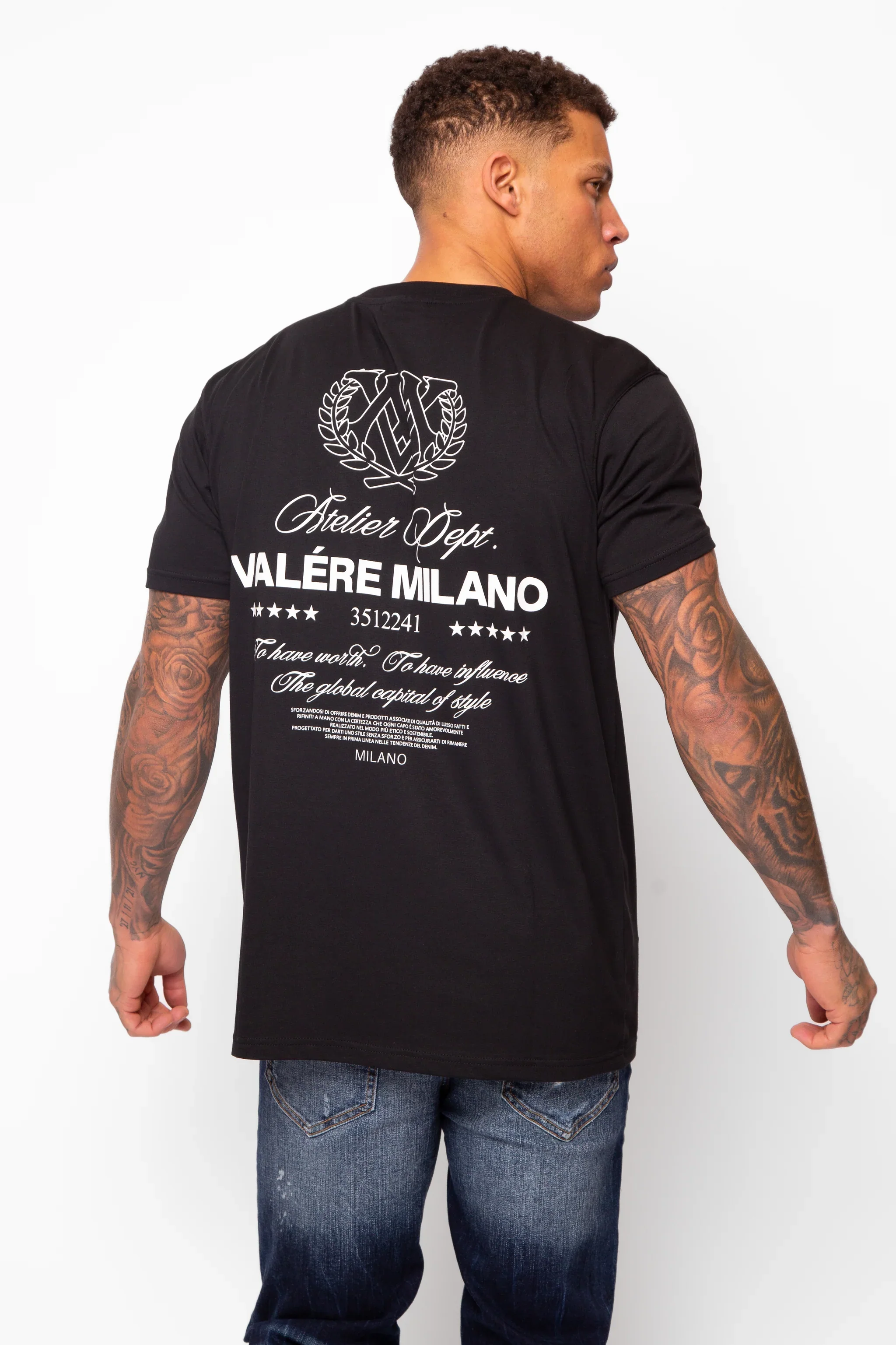 Valere Leoncini Tee Black - 286 - Image 5