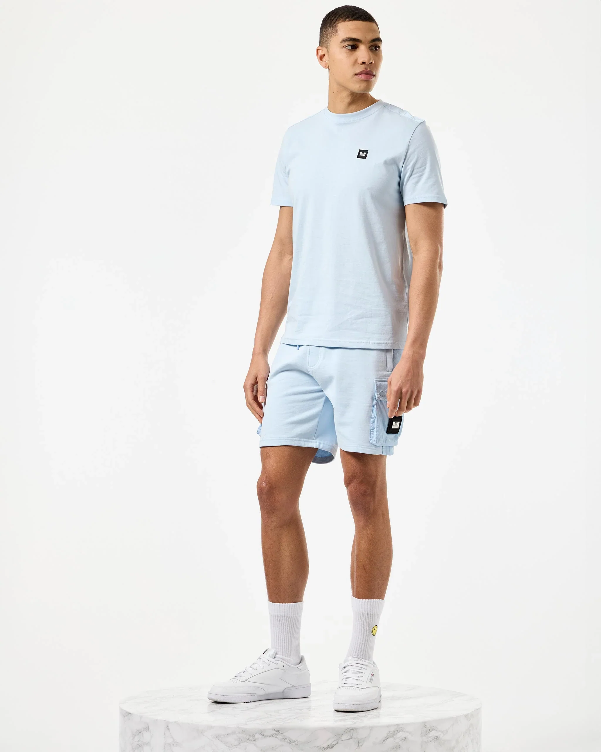 Weekend Offender Garcia Parachute Overlay Tee Ocean Wave Blue - 179 - Image 6