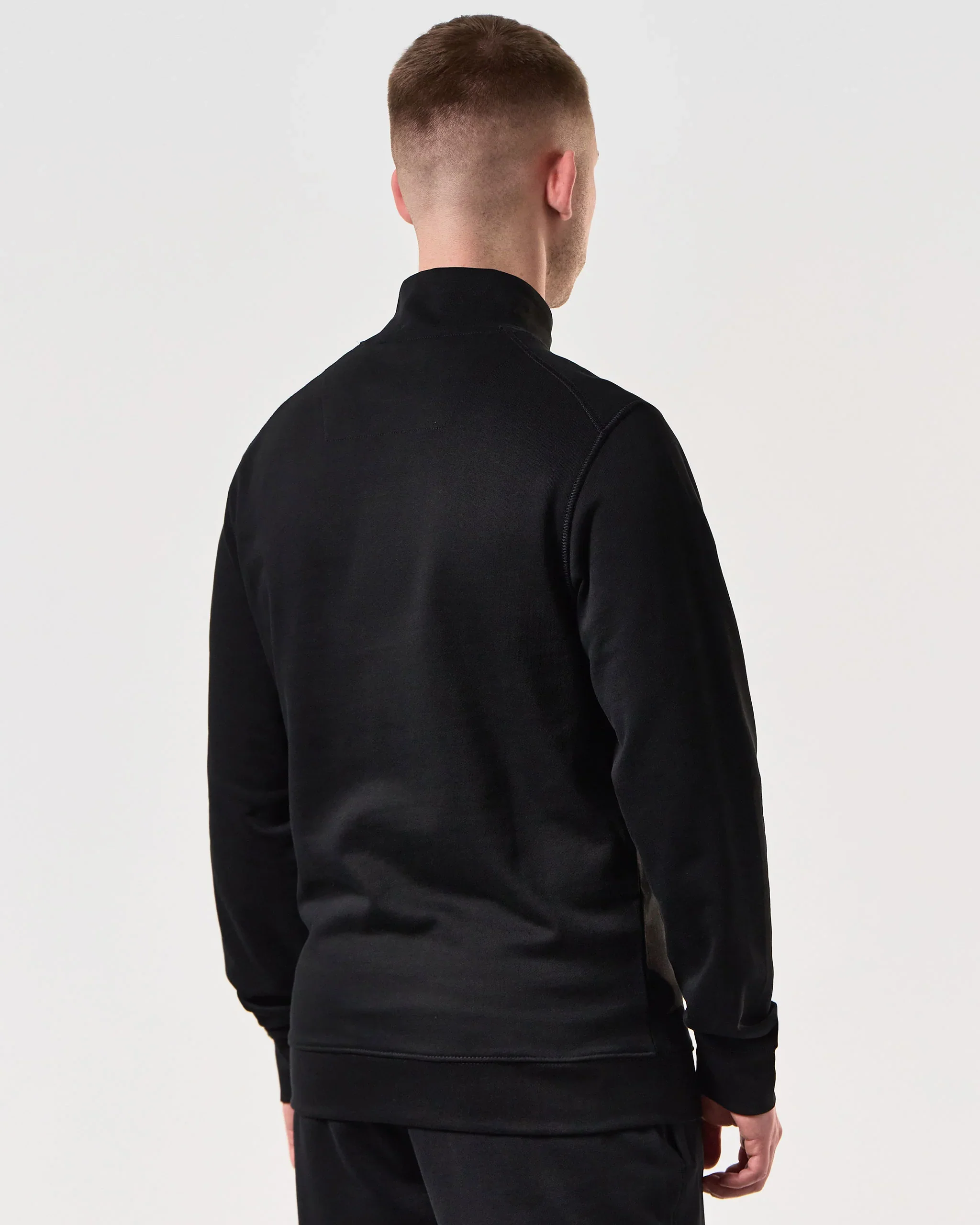 Weekend Offender Kraviz Quarter Zip Sweater Black - 510 - Image 4