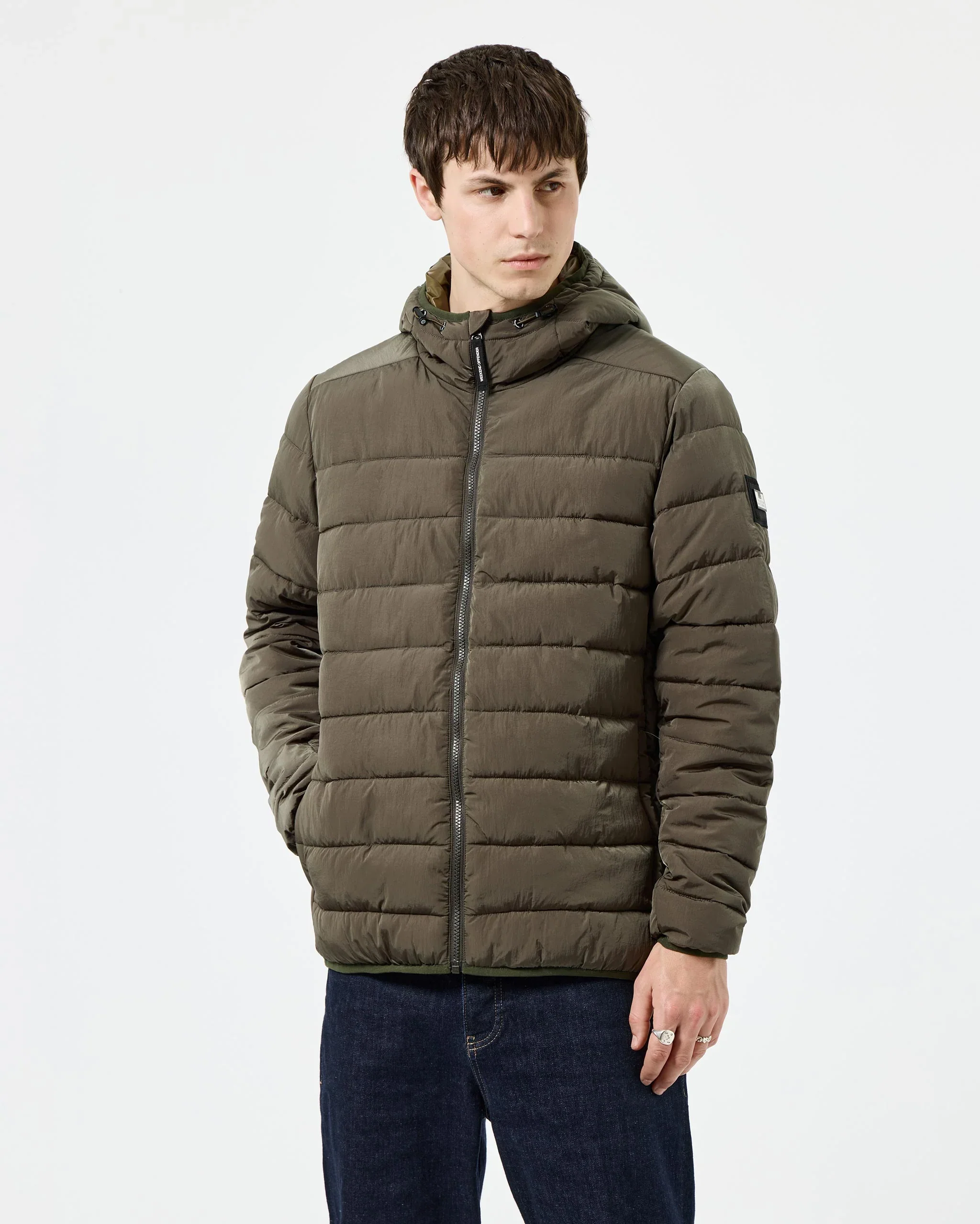 Weekend Offender La Guardia Padded Jacket Castle Green - 632 - Image 6
