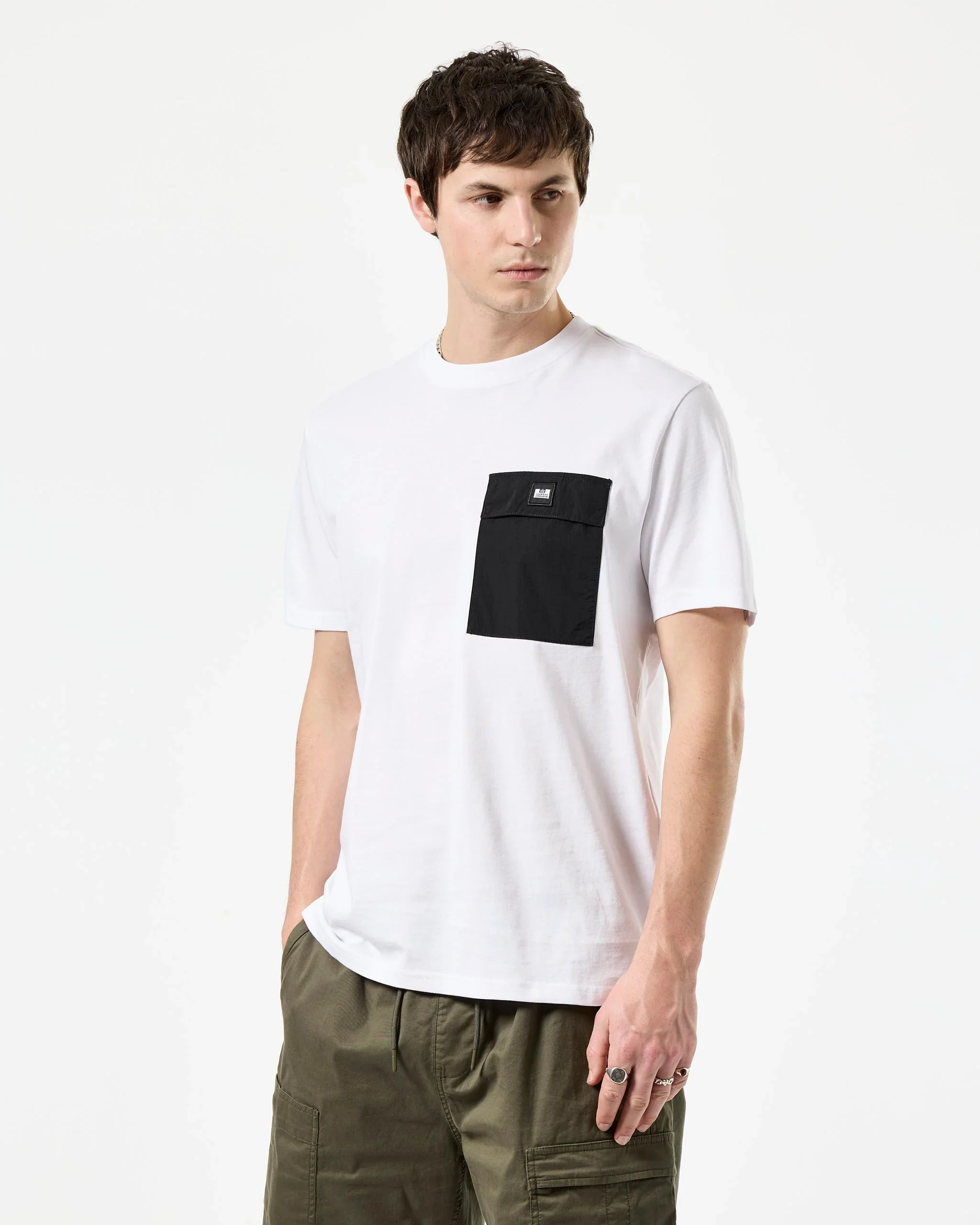 Weekend Offender Stiniva Tee White/Black - 181 - Image 5