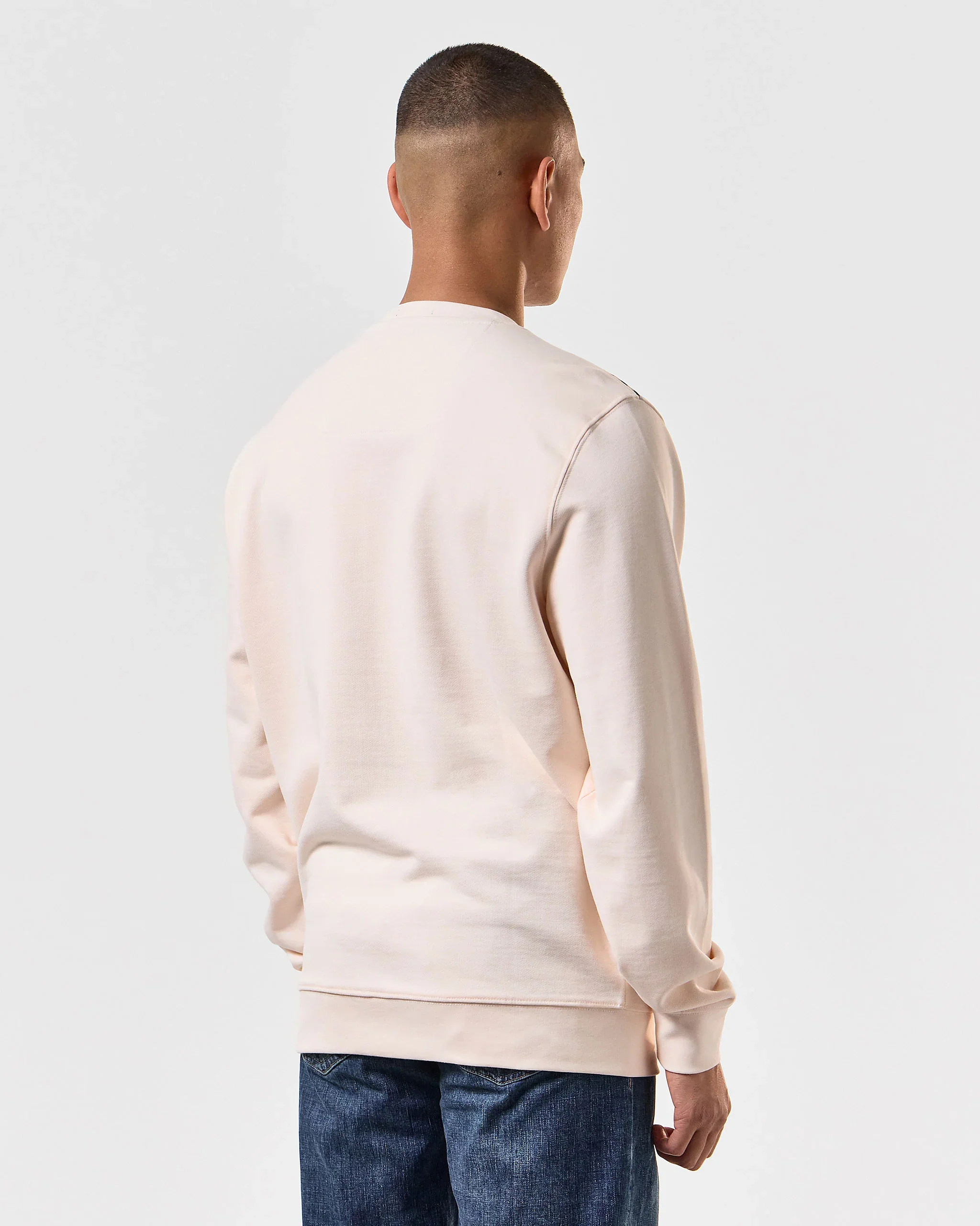 Weekend Offender Vega Sweater With Check Piping Detail Alabaster - 430 - Image 4